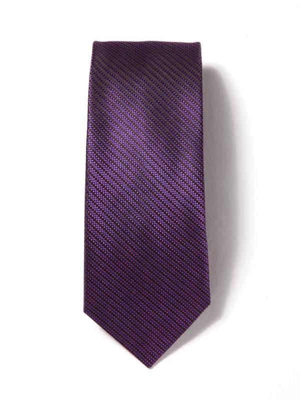 Campania Structure Dark Purple Silk Tie