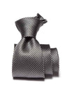 Campania Structure Medium Grey Silk Tie