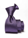 Campania Structure Dark Purple Silk Tie