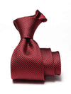 Campania Structure Dark Red Silk Tie