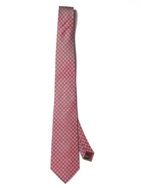 Campania Structure Medium Maroon Silk Tie