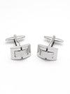 White Enamel Cufflinks
