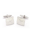 White Enamel Cufflinks