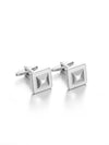 White Enamel Cufflinks