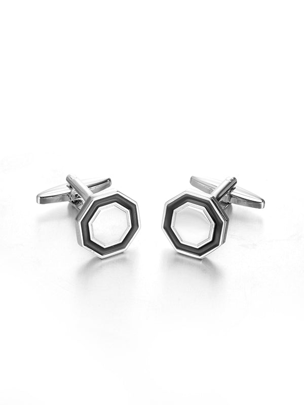 Black Enamel Cufflinks