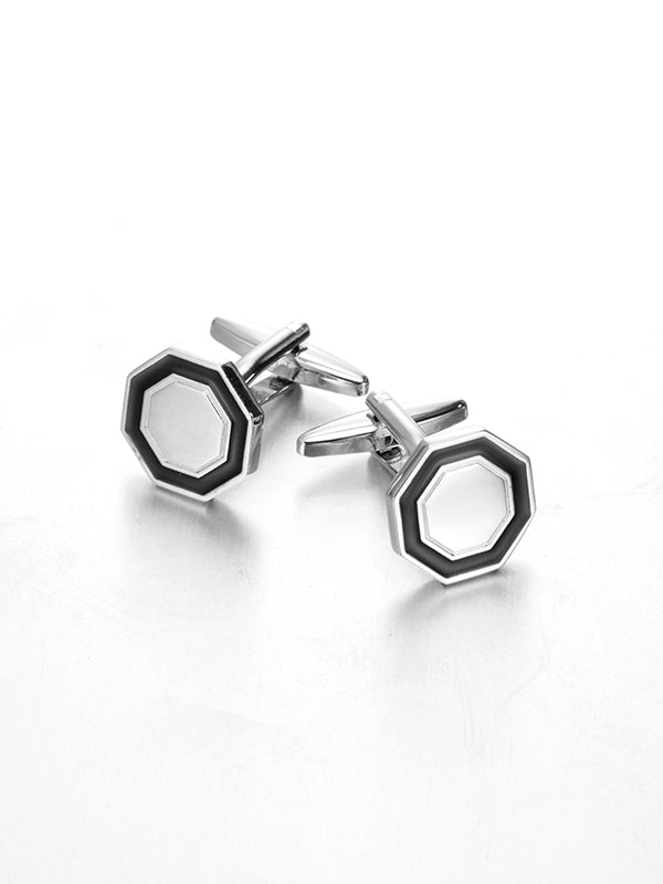 Black Enamel Cufflinks