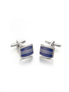 Blue Enamel Cufflinks