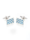Turquoise Enamel Cufflinks