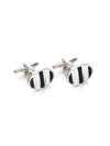 Black & White Enamel Cufflinks