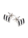 Black & White Enamel Cufflinks
