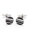 Black & White Mother-Of-Pearl Cufflinks