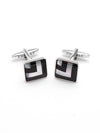 Black & White Mother-Of-Pearl Cufflinks
