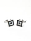 Black & White Mother-Of-Pearl Cufflinks