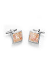 Pink Mother-Of-Pearl Cufflinks