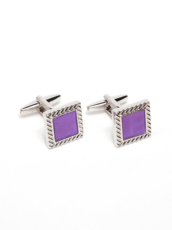 Purple Stone Cufflinks