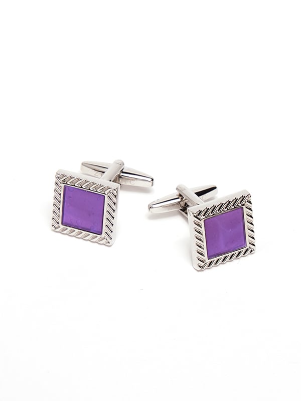 Purple Stone Cufflinks