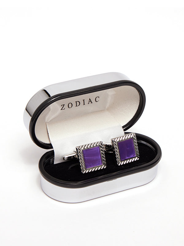 Purple Stone Cufflinks