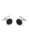 Black Stone Cufflinks
