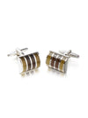 Medium Brown Stone Cufflinks