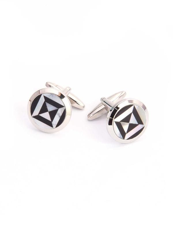 Black & White Mother of Pearl Cufflinks