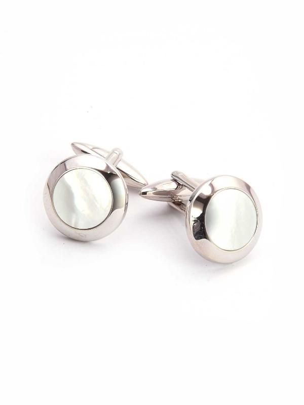 White Mother of Pearl Cufflinks