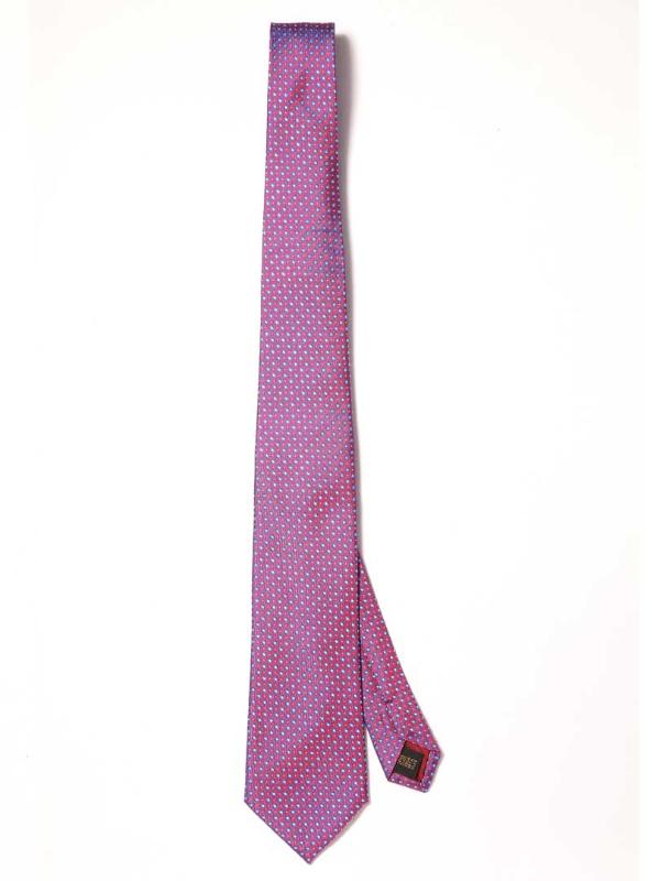 Florentine Minimal Medium Maroon Silk Tie