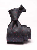 Florentine Minimal Navy Silk Tie