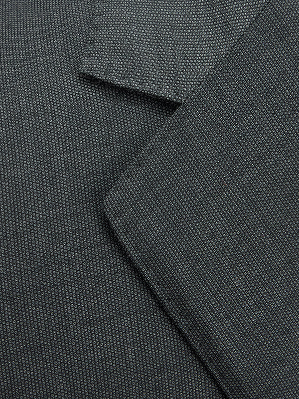 Biella Dark Grey Classic Formal Pure Wool 130's Jacket