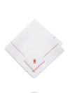 Initial “H” White Handkerchief With A Colour Border – 3 piece pack
