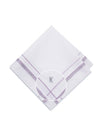 Initial “K” White Handkerchief With A Colour Border – 3 piece pack