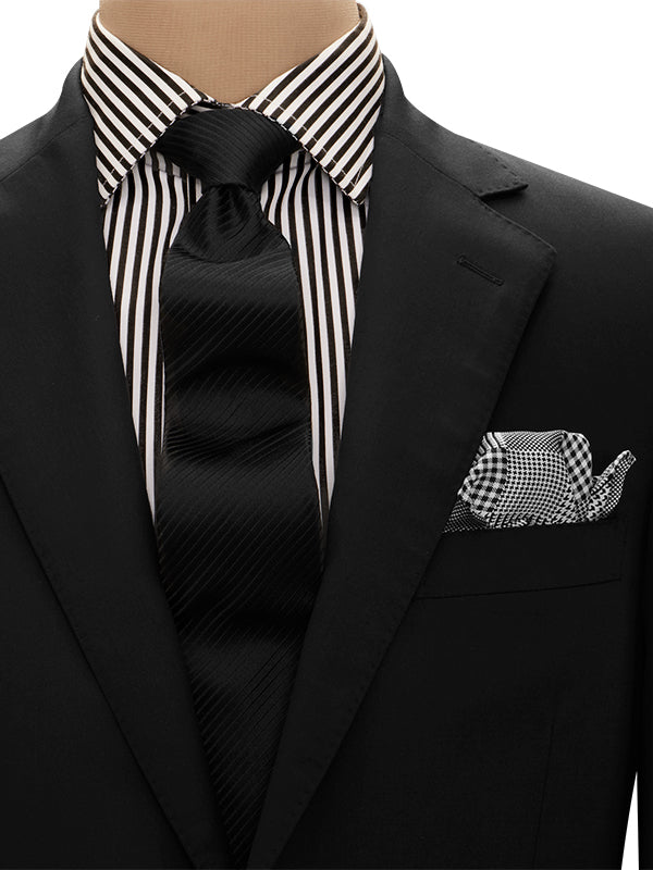 Biella Black Classic Formal Pure Wool 160's Jacket