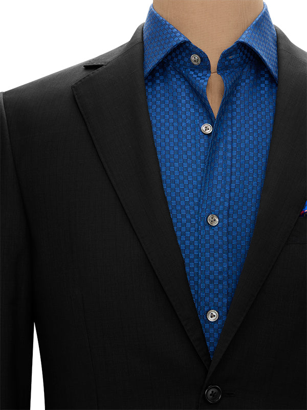 Biella Black Classic Formal Pure Wool 160's Jacket