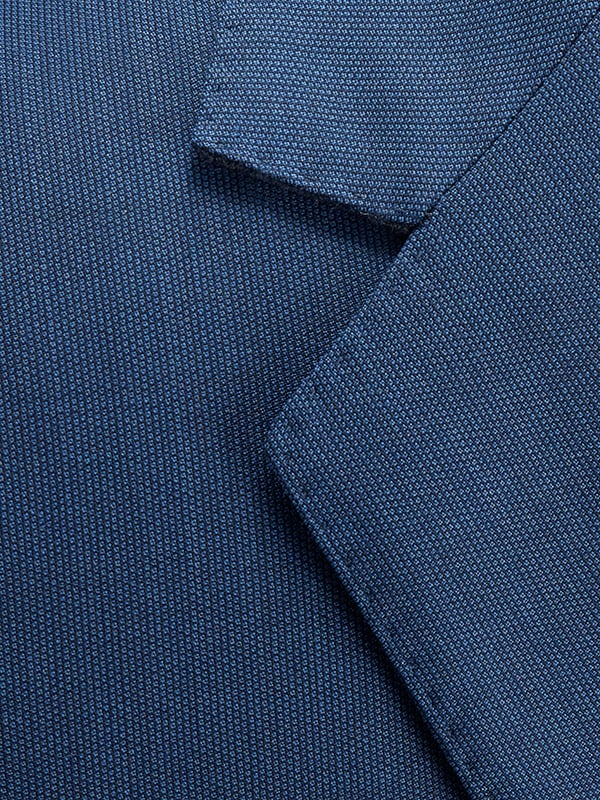 Biella Blue Classic Formal Pure Wool 130's Jacket
