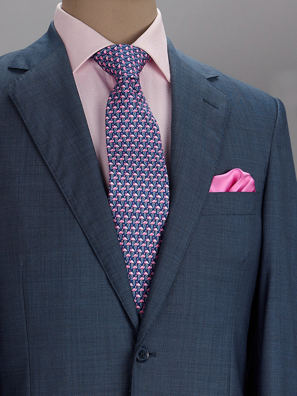 Trivero Blue Classic Formal Wool Silk Jacket