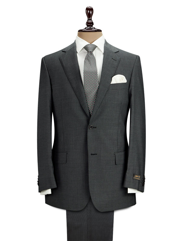 Biella Dark Grey Classic Formal Pure Wool 130's Jacket