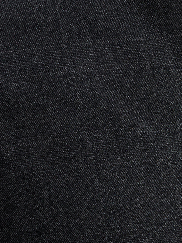 Biella Dark Grey Pure Wool 130's Sleeveless Jodhpuri