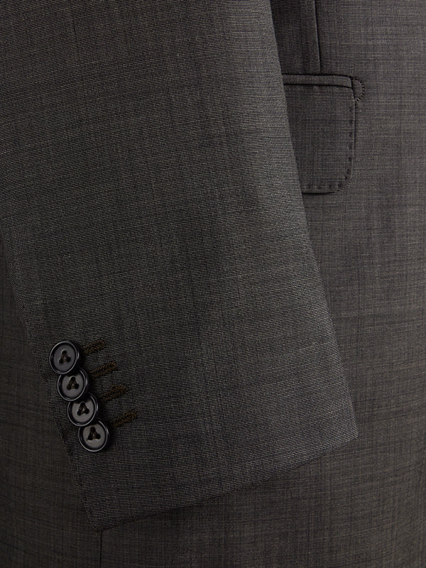 Trivero Dove Grey Classic Formal Wool Silk Jacket