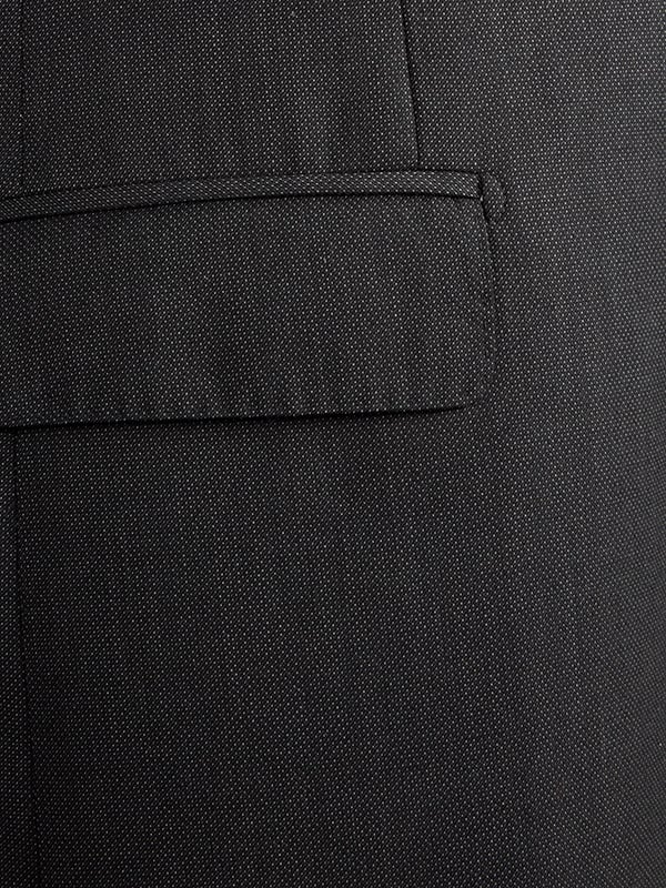 Biella Dark Grey Classic Formal Pure Wool 160's Jacket