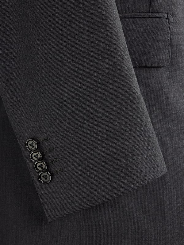Biella Dark Grey Classic Formal Pure Wool 160's Jacket