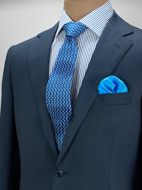 Biella Navy Classic Formal Pure Wool 160's Jacket