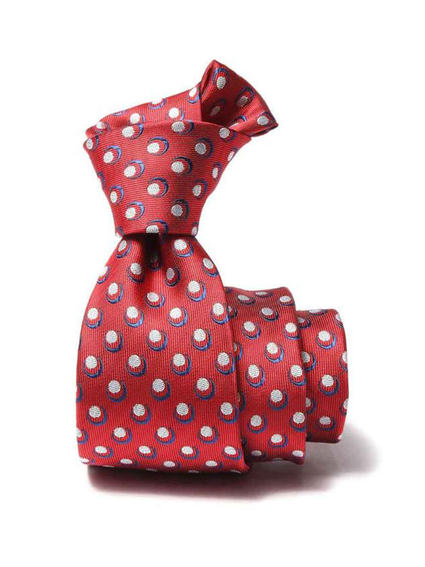 Kingscrest Minimal Dark Red Microfibre Tie