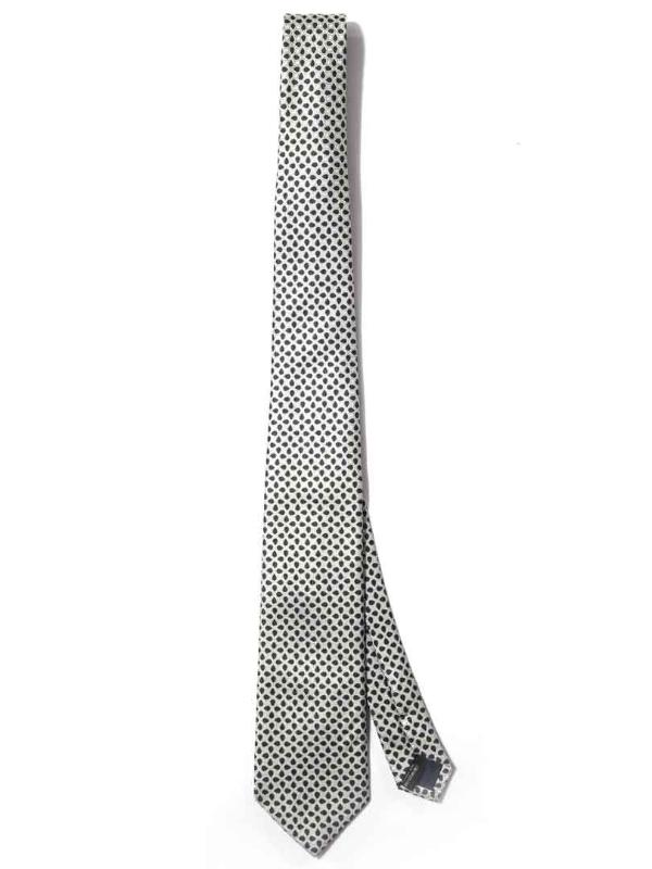 Kingscrest Minimal Medium Grey Microfibre Tie