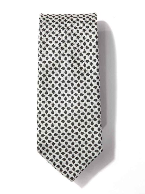 Kingscrest Minimal Medium Grey Microfibre Tie