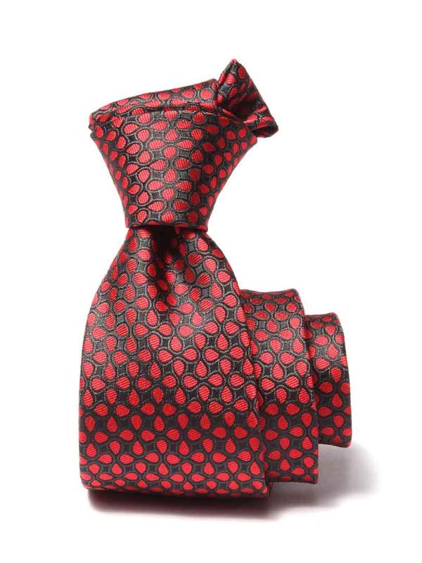 Kingscrest Minimal Dark Red Microfibre Tie