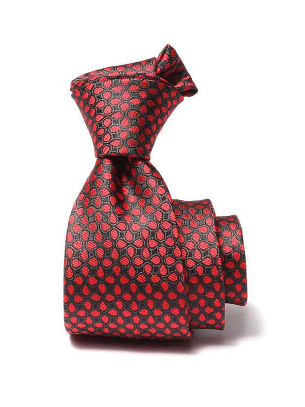 Kingscrest Minimal Dark Red Microfibre Tie