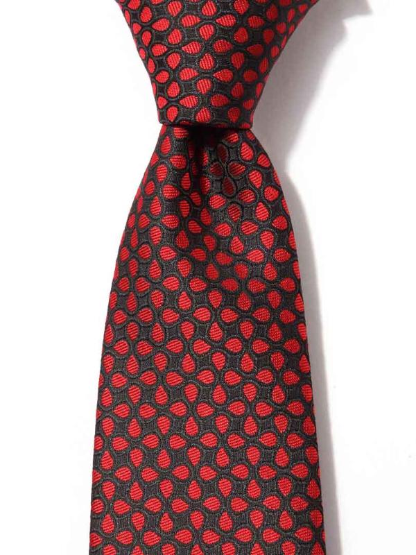 Kingscrest Minimal Dark Red Microfibre Tie