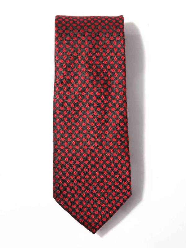 Kingscrest Minimal Dark Red Microfibre Tie