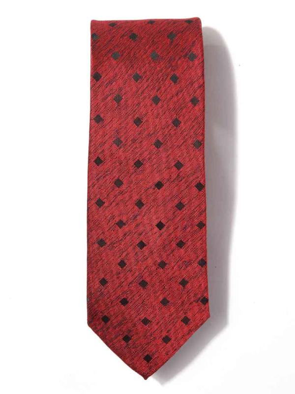 Kingscrest Minimal Dark Red Microfibre Tie