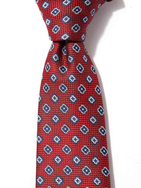 Kingscrest Minimal Dark Red Microfibre Tie
