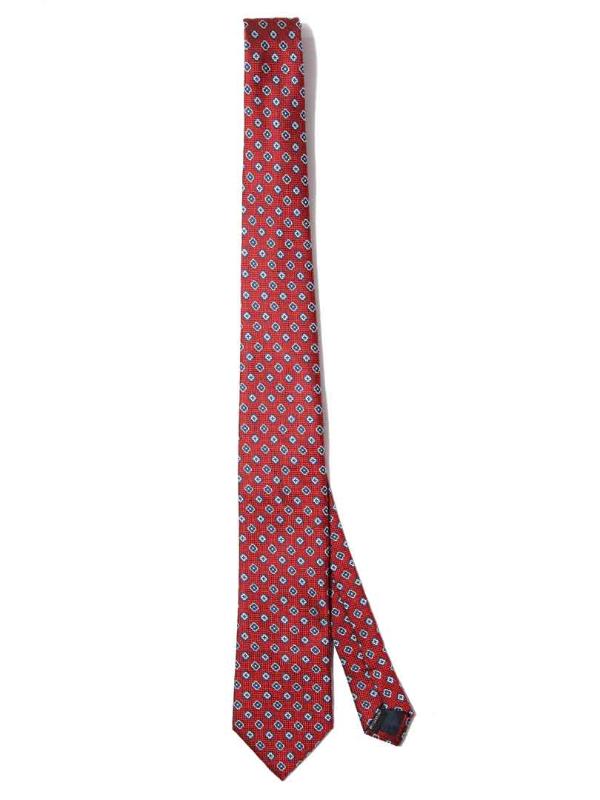 Kingscrest Minimal Dark Red Microfibre Tie